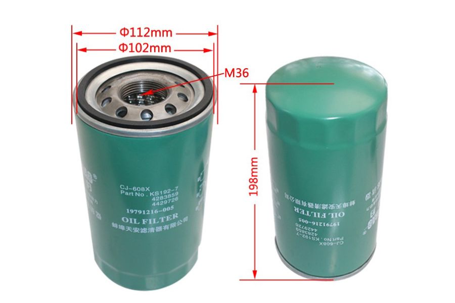 Lọc Nhớt Động Cơ Isuzu 6BG1