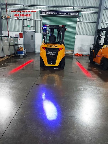 Red-Zone-Danger-Area-Warning-Light-LED-Forklift-Safety-Light